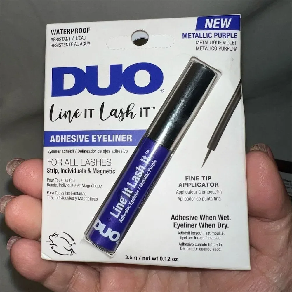 KISS Lash Couture Rebel Set & DUO Adhesive Eyeliner Purple Full Volume
